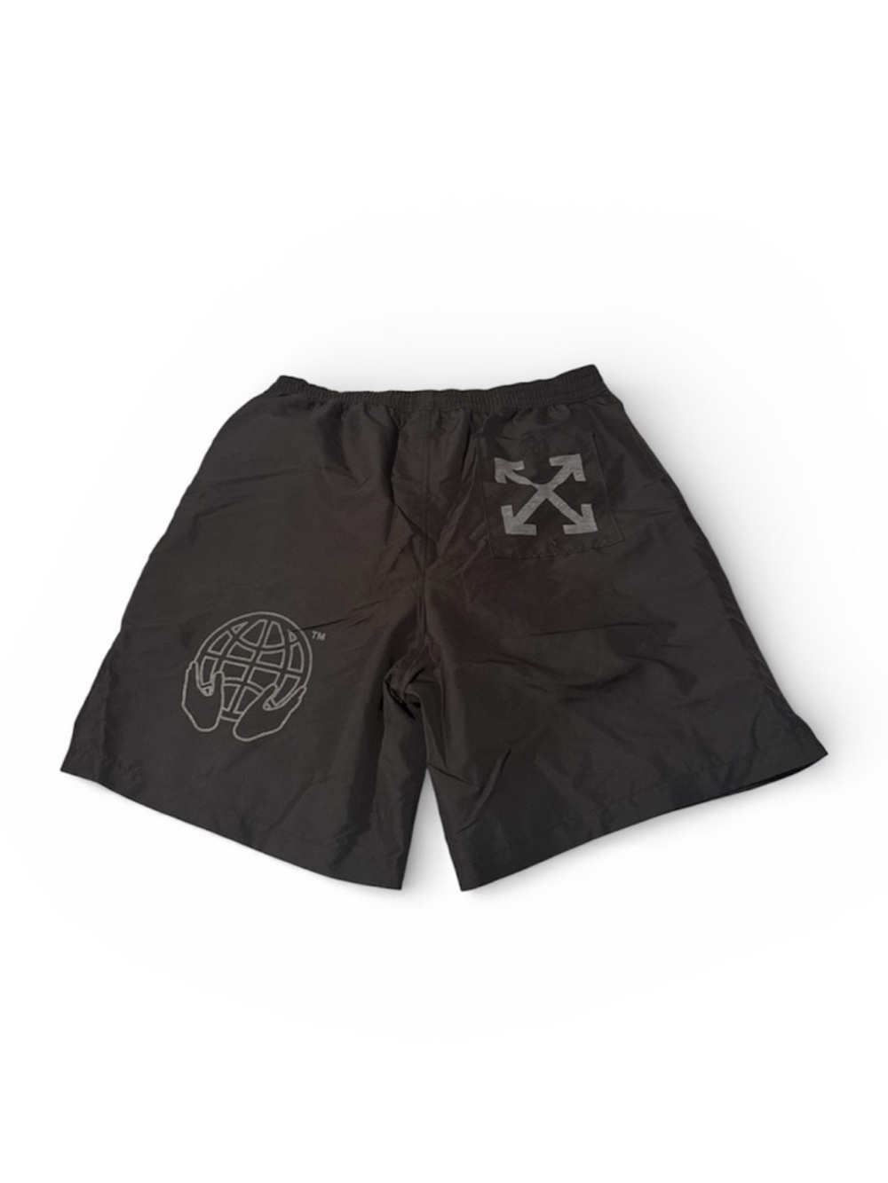 Off-White Black Logo Swim Hybrids